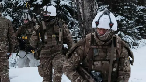 EPA British forces on exercise in Estonia