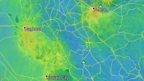 COPERNICUS SENTINEL DATA 2018/BIRA-IASB/DLR  Iran