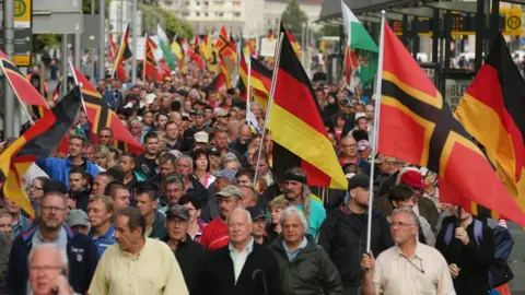 Getty Images Pegida rally