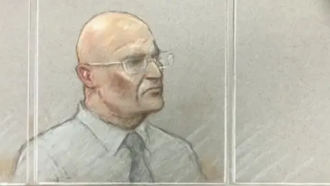 Julia Quenzler Bob Higgins court sketch