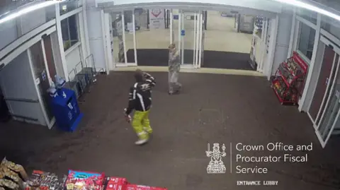 Man and woman on CCTV 