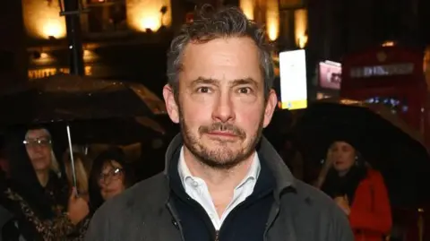 Getty Images Giles Coren attends the press night performance of "Opening Night" at The Gielgud Theatre on March 26, 2024 in London, England.