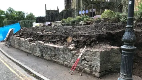 Scottish Borders Council Abbey walls