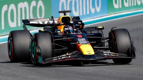 Max Verstappen in Miami GP qualifying
