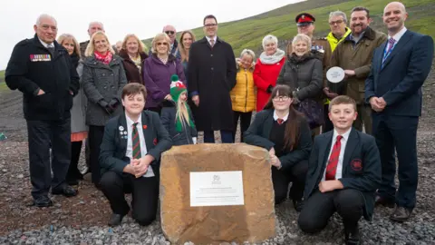 Roger Donovan/Welsh Government Memorial plaque