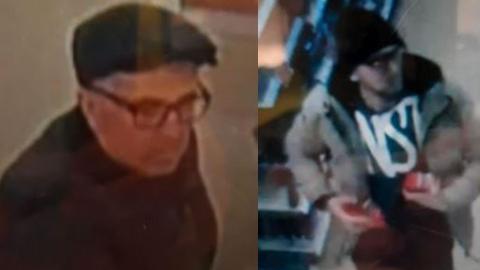 CCTV images of two men