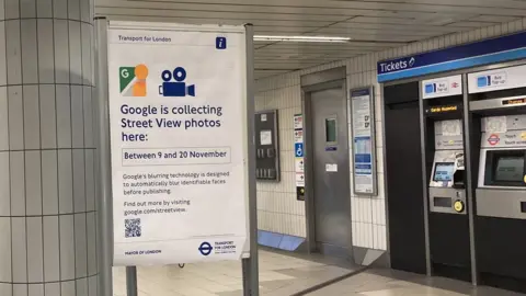 TfL Google Street View info poster