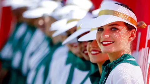 EPA "Grid girls" at the Australian Grand Prix in 2016