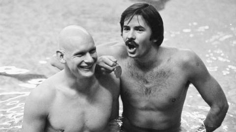 Duncan Goodhew and David Wilkie in 1980