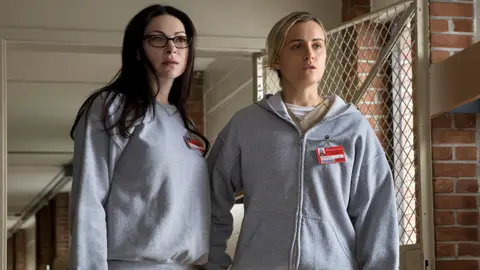 Alamy Characters Alex Vause and Piper Chapman