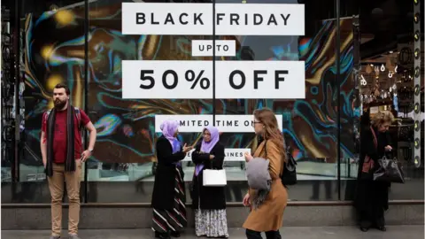 Getty Images Black Friday sales on Oxford Street