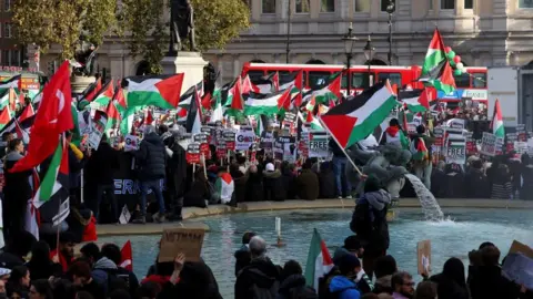 Reuters Pro-Palestinian protest in London