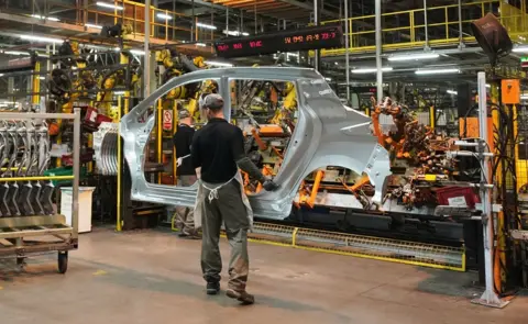 PA Media Nissan factory floor, Sunderland