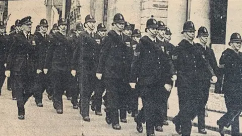 Jon Simpson Policemen at Coronation of Elizabeth II
