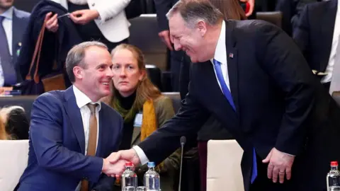 Reuters Dominic Raab and US foreign secretary of state Mike Pompeo