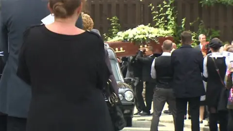 The funeral of Irfon Williams