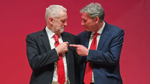 Getty Images Jeremy Corbyn and Richard Leonard