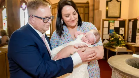 VictoriaJanePhotography.co.uk Laura and Dave at Ivy's christening