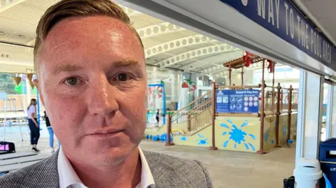 BBC/Richard Edwards Flamingo Land chief executive Gordon Gibb