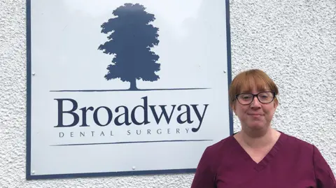 Emma Hayward / BBC Broadway Dental Surgery head nurse Catherine Macintosh