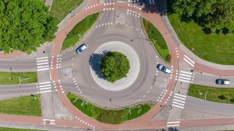 A roundabout in the Netherlands