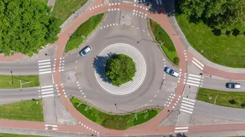 A roundabout in the Netherlands