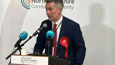 BBC David Skaih, North Yorkshire's new mayor