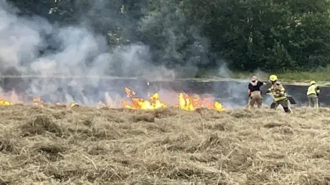 @NathanJAbrahams Crews at the scene in Sunnyside, Rotherham