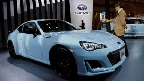 Reuters Subaru BRZ car at Tokyo Motor Show