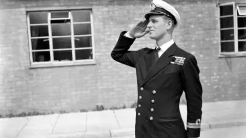 Getty Images Lieutenant Philip Mountbatten in 1947