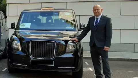 LAS Paul and his black cab