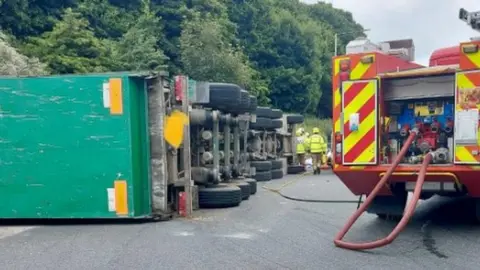 A31 at the Merley House roundabout