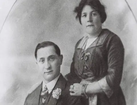 Geraldine Connon Philip and Rose on their wedding day in 1899