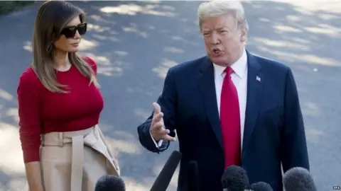 EPA Donald Trump and his wife Melania