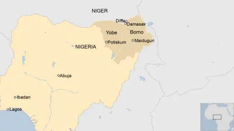 map of Nigeria