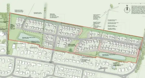 Church Commissioners for England The plans for the site.