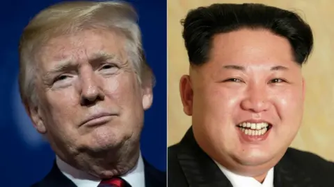 AFP Composite image of Donald Trump and Kim Jong-un