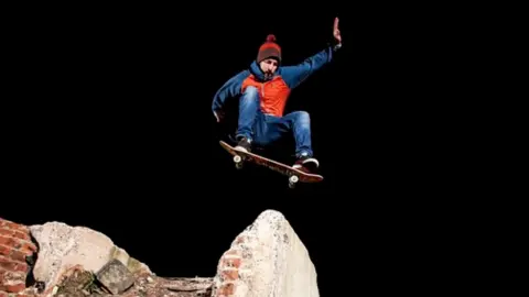 Dan Higginson A man skating