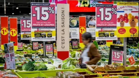 Getty Images French supermarket