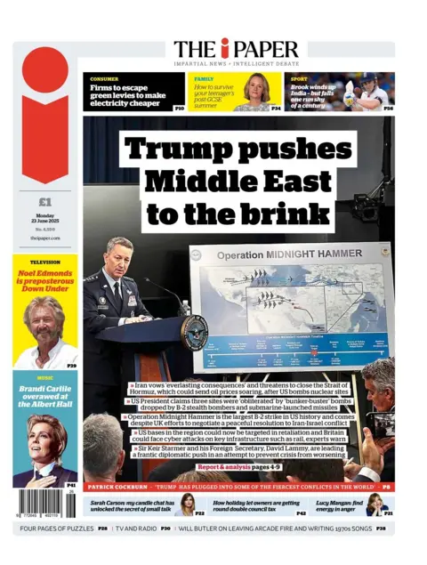  "Trump pushes Middle East to the brink"