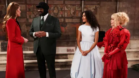 PA Media left to right: Catherine, Gregory Porter, Olivia Dean, and Paloma Faith. 