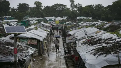 Getty Images A refugee camp in Cox's Bazar, Bangladesh