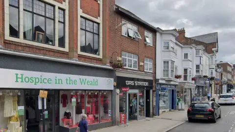 Google A view of Sevenoaks High Street