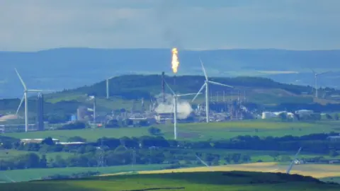 Ben Dolphin Mossmorran flare