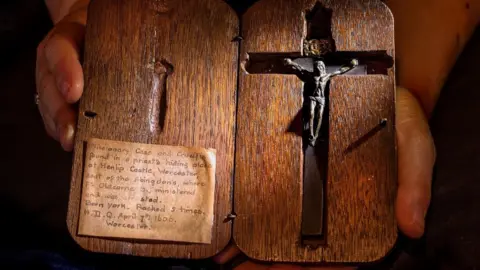 Bar Convent Crucifix in case