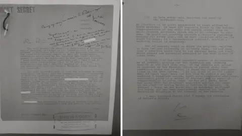 Tim Crook Letter from Stewart Menzies, signed C, head of MI6, about Alexander Wilson, from 1943
