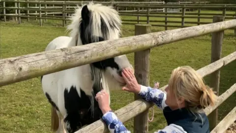BBC Rachel Jenkinson with horse