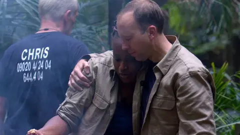 ITV/Shutterstock Hancock was seen hugging his fellow campmate Charlene White, who had been critical of the former Health Secretary