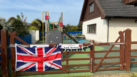 BBC Photo of the outside of Sark School