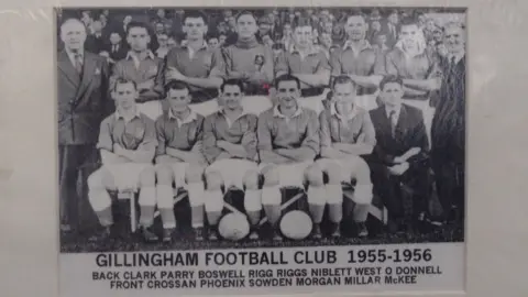 Supporters behind the museum appeal have already received hundreds of items, including old photos like this 1955-1956 squad, in black and white, with players named underneath